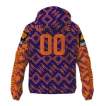 personalized phoenix suns trellis mesh purple windbreaker jacket best selling