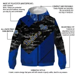 personalized pittsburgh panthers arrow matrix royal blue black windbreaker jacket best selling