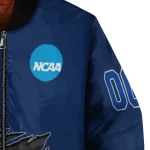 personalized pittsburgh panthers claw mark royal blue bomber jacket best selling