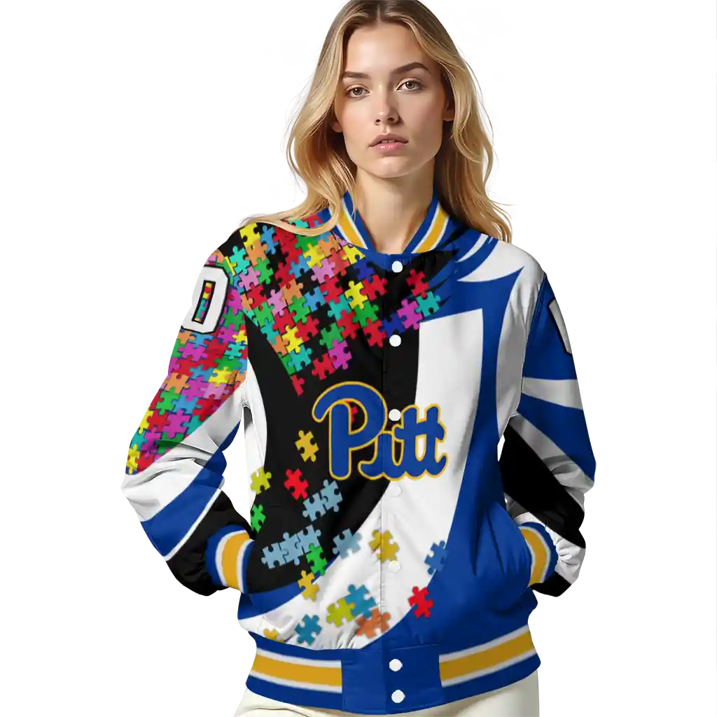 personalized pittsburgh panthers stars and stripes slashes royal blue varsity jacket latest model personalized pittsburgh panthers stars and stripes slashes royal blue varsity jacket latest model