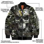 personalized pittsburgh penguins camouflage skull camouflage bomber jacket best selling