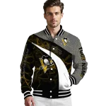 personalized pittsburgh penguins electric flash yellow varsity jacket best selling