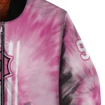 personalized pittsburgh pirates pink tie dye pink bomber jacket best selling