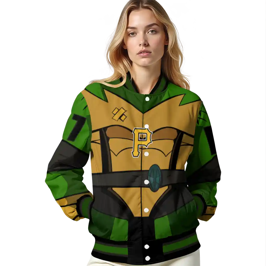 personalized pittsburgh pirates turtle armor varsity jacket latest model personalized pittsburgh pirates turtle armor varsity jacket latest model