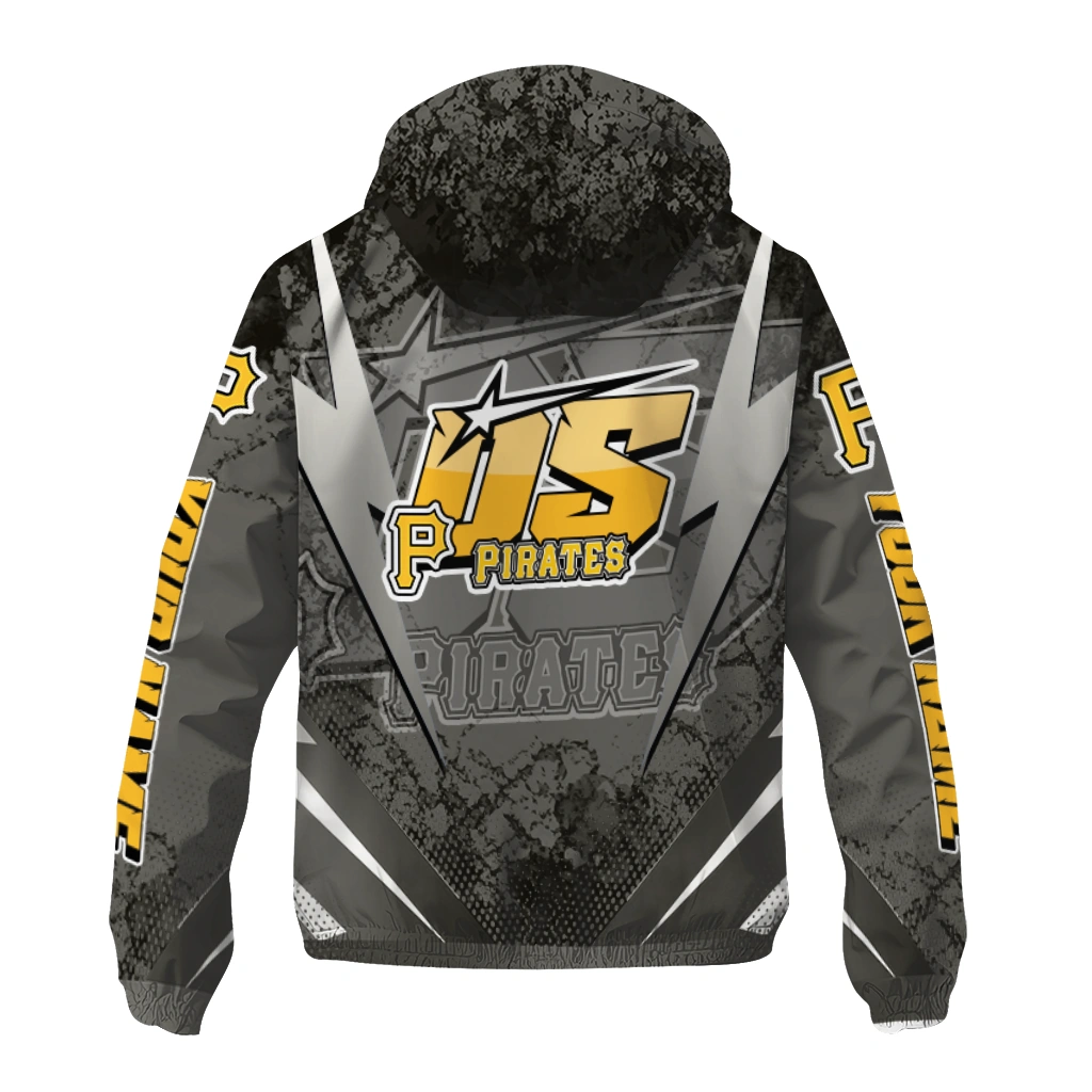 personalized pittsburgh pirates us rock star black windbreaker jacket fashion forward personalized pittsburgh pirates us rock star black windbreaker jacket fashion forward