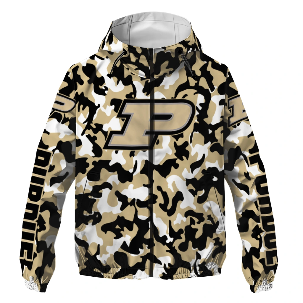personalized purdue boilermakers camouflage mashup gold windbreaker jacket best selling personalized purdue boilermakers camouflage mashup gold windbreaker jacket best selling
