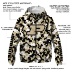 personalized purdue boilermakers camouflage mashup gold windbreaker jacket best selling