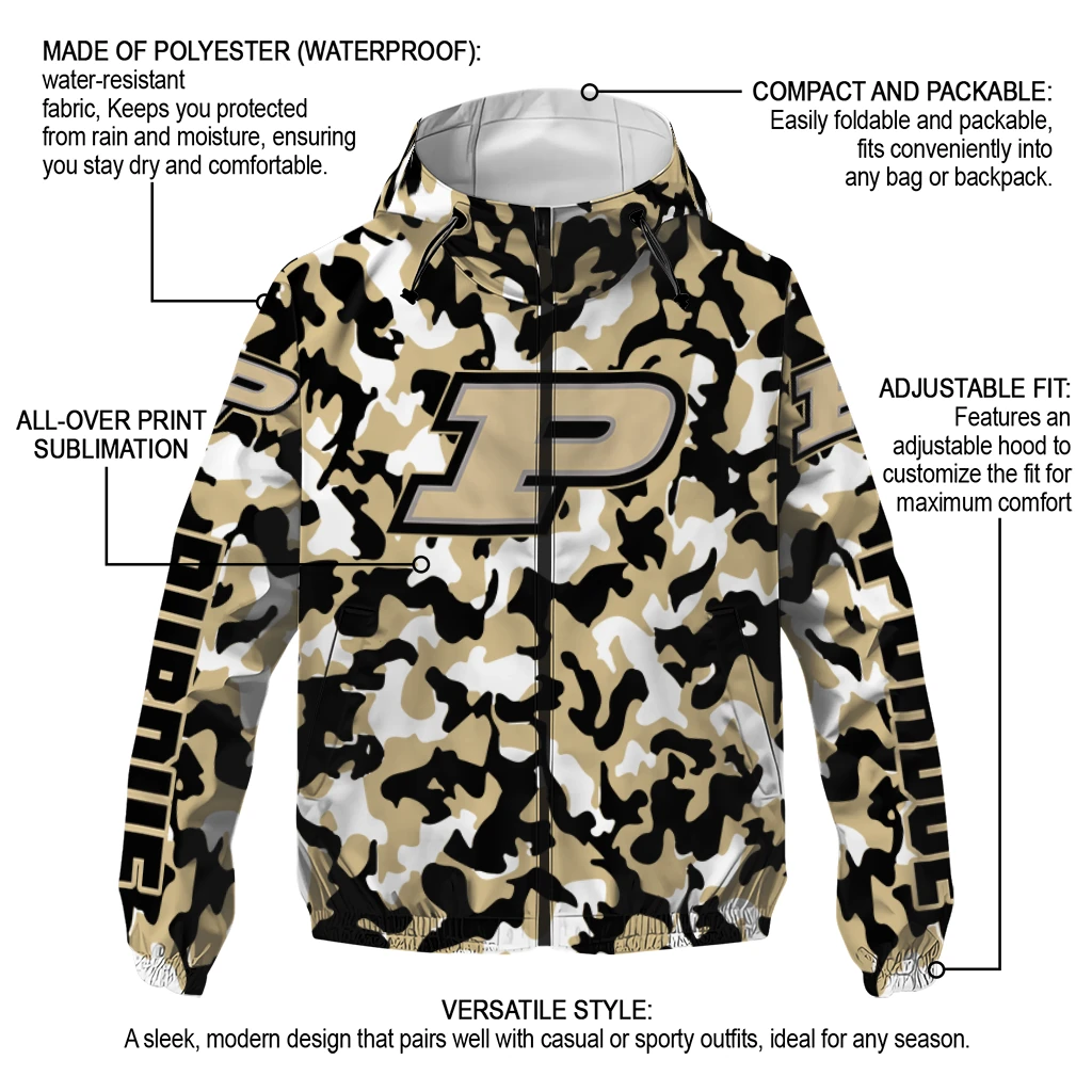 personalized purdue boilermakers camouflage mashup gold windbreaker jacket new arrival personalized purdue boilermakers camouflage mashup gold windbreaker jacket new arrival