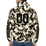 personalized purdue boilermakers camouflage mashup gold windbreaker jacket best selling