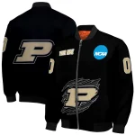 personalized purdue boilermakers claw shred black bomber jacket best selling
