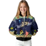 personalized purdue boilermakers spongebob playtime gold blue bomber jacket best selling