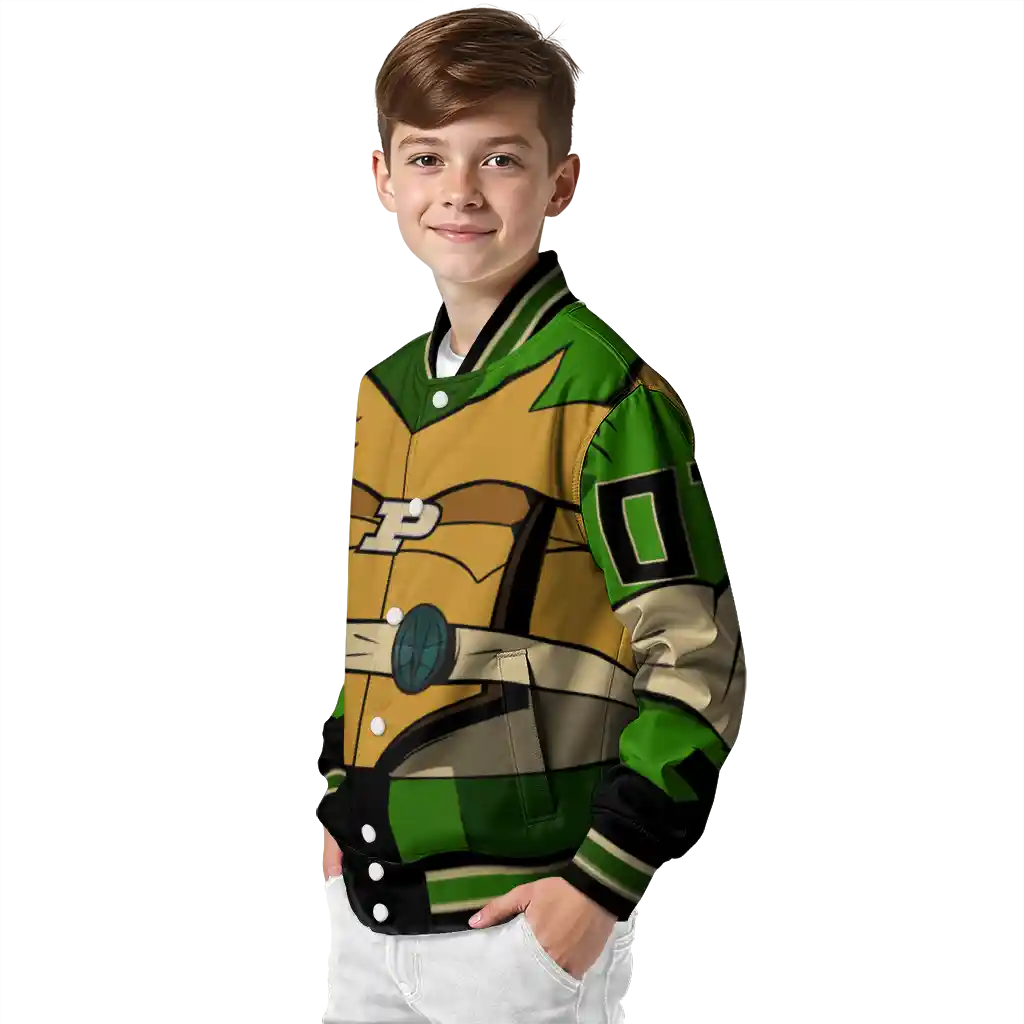 personalized purdue boilermakers turtle armor varsity jacket trendy personalized purdue boilermakers turtle armor varsity jacket trendy