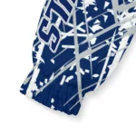 personalized rice owls brushstroke pattern navy blue windbreaker jacket best selling
