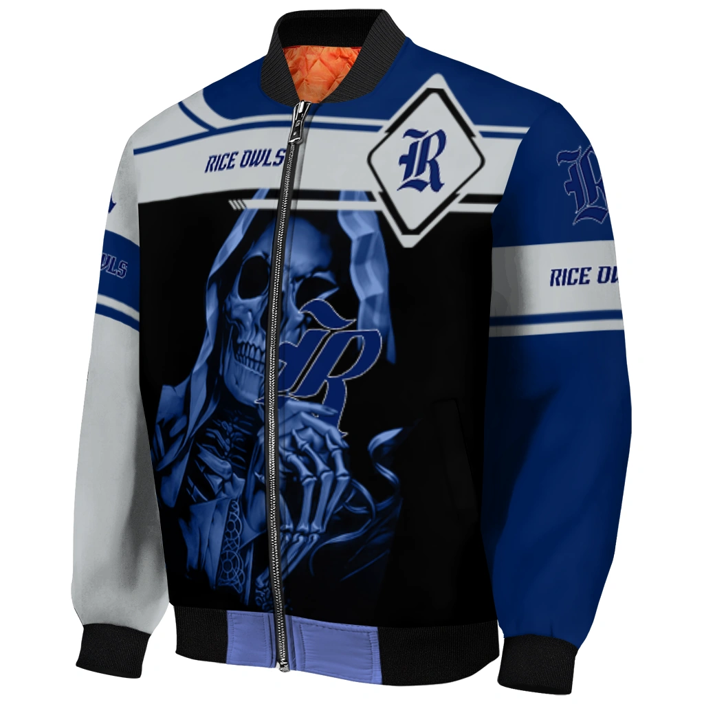 personalized rice owls reaper hands navy blue black bomber jacket fashion forward personalized rice owls reaper hands navy blue black bomber jacket fashion forward