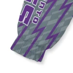 personalized sacramento kings lightning strike grid purple windbreaker jacket best selling