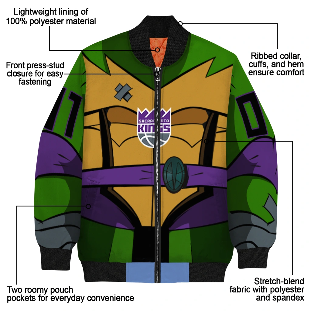 personalized sacramento kings turtle armor bomber jacket new arrival personalized sacramento kings turtle armor bomber jacket new arrival