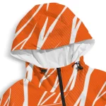 personalized sam houston bearkats abstract streaks orange windbreaker jacket best selling