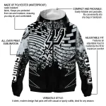 personalized san antonio spurs brick motion silver black windbreaker jacket best selling