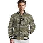 personalized san antonio spurs camouflage abstract camouflage varsity jacket best selling
