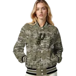 personalized san antonio spurs camouflage abstract camouflage varsity jacket best selling