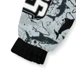 personalized san antonio spurs shark art silver windbreaker jacket best selling