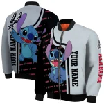 personalized san antonio spurs stitch laughing silver bomber jacket best selling