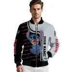 personalized san antonio spurs stitch laughing silver bomber jacket best selling