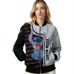 personalized san antonio spurs stitch laughing silver bomber jacket best selling