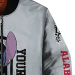personalized san antonio spurs stitch laughing silver bomber jacket best selling