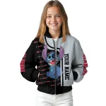 personalized san antonio spurs stitch laughing silver bomber jacket best selling