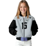 personalized san antonio spurs team patch silver bomber jacket best selling
