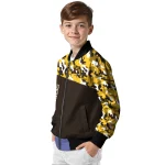 personalized san diego padres camouflage print brown bomber jacket best selling