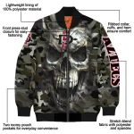 personalized san diego state aztecs camouflage skull camouflage bomber jacket best selling