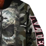 personalized san diego state aztecs camouflage skull camouflage bomber jacket best selling