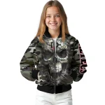 personalized san diego state aztecs camouflage skull camouflage bomber jacket best selling