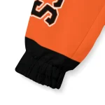 personalized san francisco giants pattern layers orange windbreaker jacket best selling