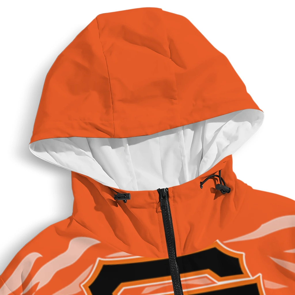 personalized san francisco giants pattern layers orange windbreaker jacket premium grade personalized san francisco giants pattern layers orange windbreaker jacket premium grade