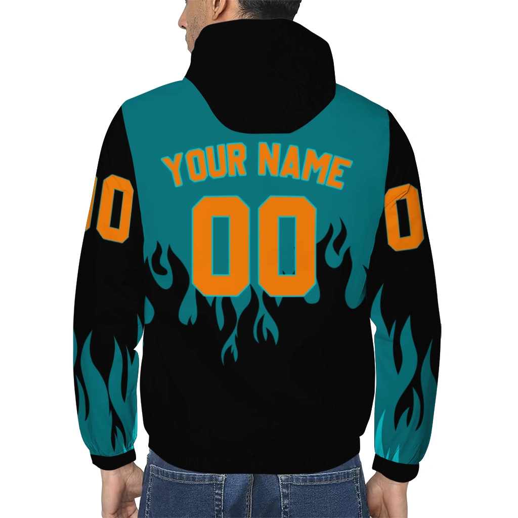 personalized san jose sharks flame trim teal black windbreaker jacket trendy personalized san jose sharks flame trim teal black windbreaker jacket trendy