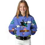 personalized san jose sharks mario blocks blue black varsity jacket best selling