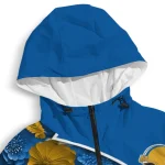 personalized san jose state spartans blossoms helmet blue windbreaker jacket best selling