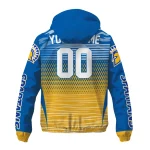 personalized san jose state spartans pattern layers blue windbreaker jacket best selling
