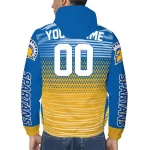 personalized san jose state spartans pattern layers blue windbreaker jacket best selling