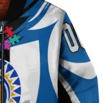 personalized san jose state spartans stars and stripes slashes blue bomber jacket best selling