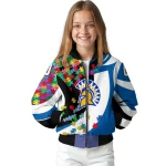 personalized san jose state spartans stars and stripes slashes blue bomber jacket best selling