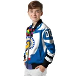 personalized san jose state spartans stars and stripes slashes blue bomber jacket best selling