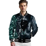 personalized seattle kraken skull cluster blue varsity jacket best selling