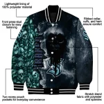 personalized seattle kraken skull cluster blue varsity jacket best selling