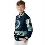 personalized seattle kraken skull stripe blue black varsity jacket best selling