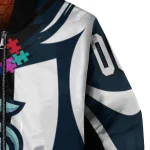 personalized seattle kraken stars and stripes slashes blue bomber jacket best selling