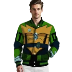 personalized seattle kraken turtle armor varsity jacket best selling